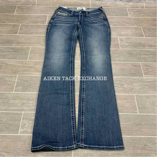 Ariat R.E.A.L. Rainstorm Mid Rise Boot Cut Jeans, 30 XL