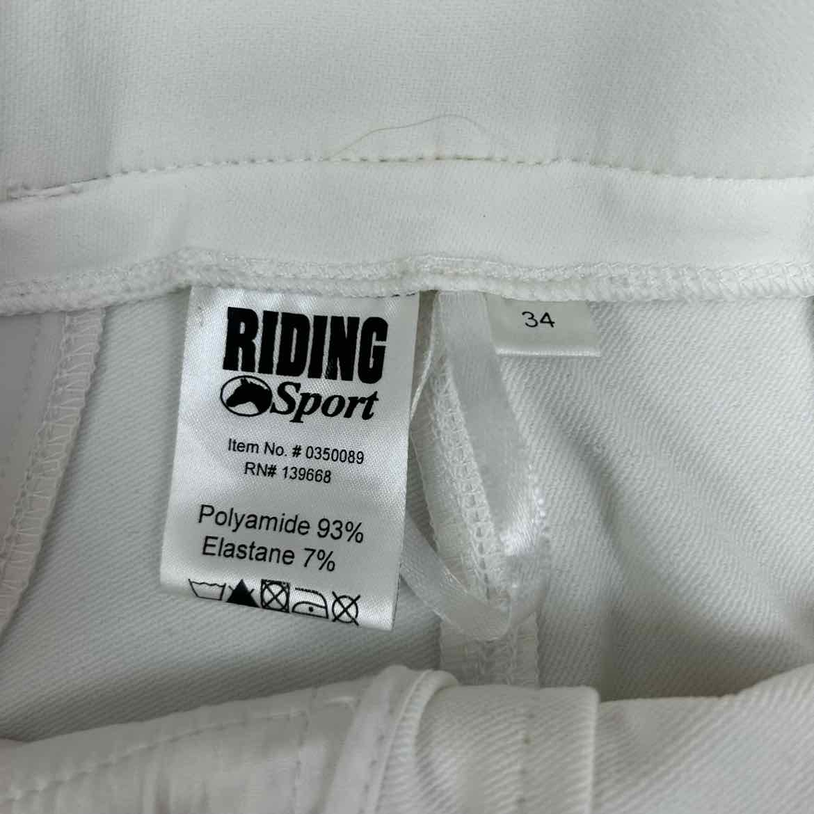 Dover Saddlery Riding Sport Event Silicone Full Seat Breeches, Size 34