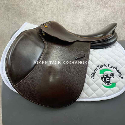 **SOLD** Exselle Close Contact Jump Saddle, 17.5" Seat, Medium Tree, Foam Panels