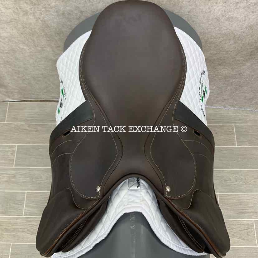 2023 Arion Atlas Close Contact Jump Saddle, 18" Seat, 2A Flap, Medium Tree, Foam Panels, Buffalo Leather, Comes with Matching Stirrup Leathers