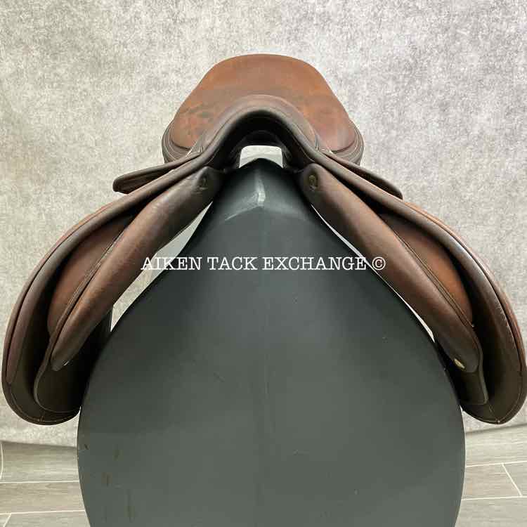 2011 Antares Close Contact Jump Saddle, 16.5" Seat, 1D Flap, Medium Wide Tree, Foam Panels, Buffalo Leather