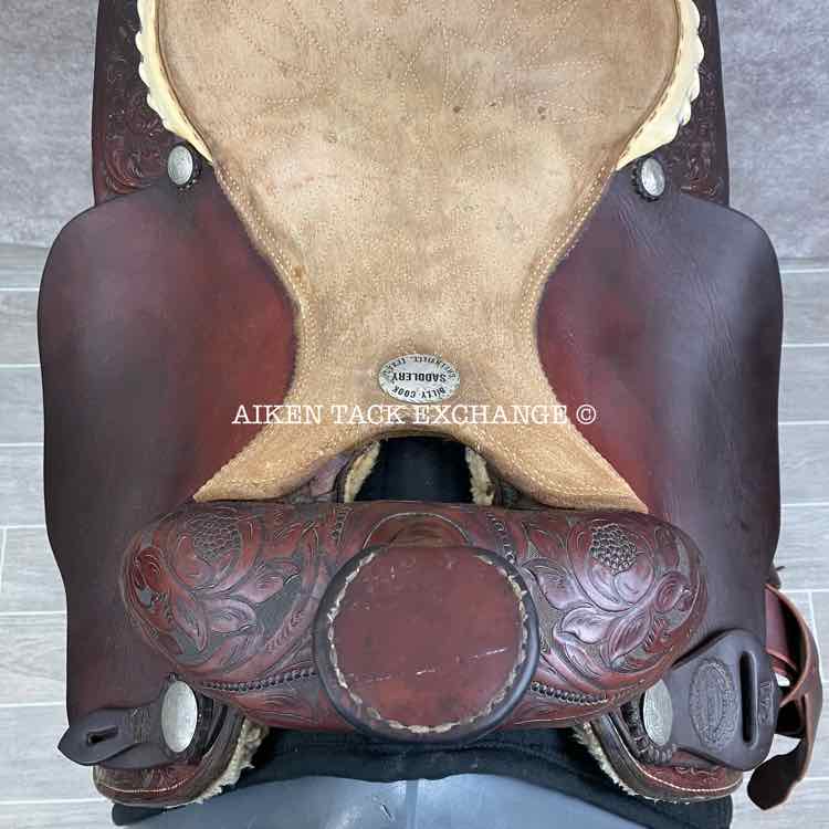 Billy Cook 341 Western Saddle, 16" Seat, Wide Tree - Full QH Bars