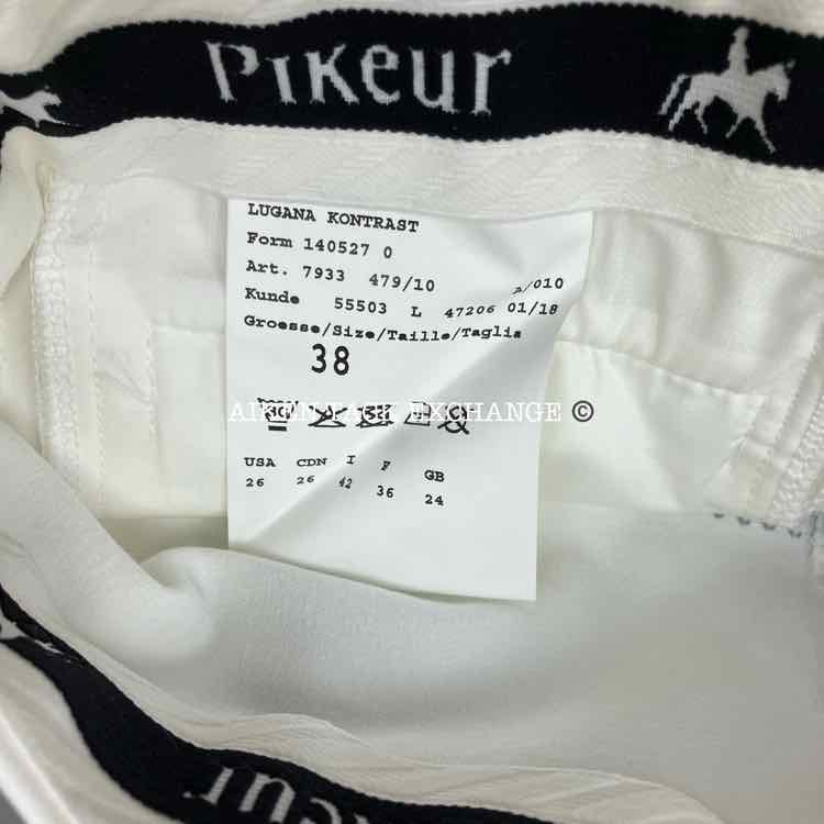 Pikeur Lugana Kontrast Full Seat Breeches, Size 26