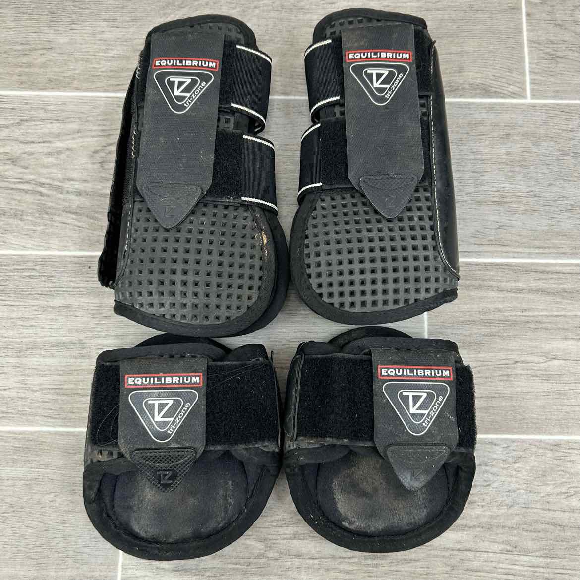 BARGAIN BUNDLE: Equilibrium Tri-Zone Tendon & Fetlock Boots, Size Full