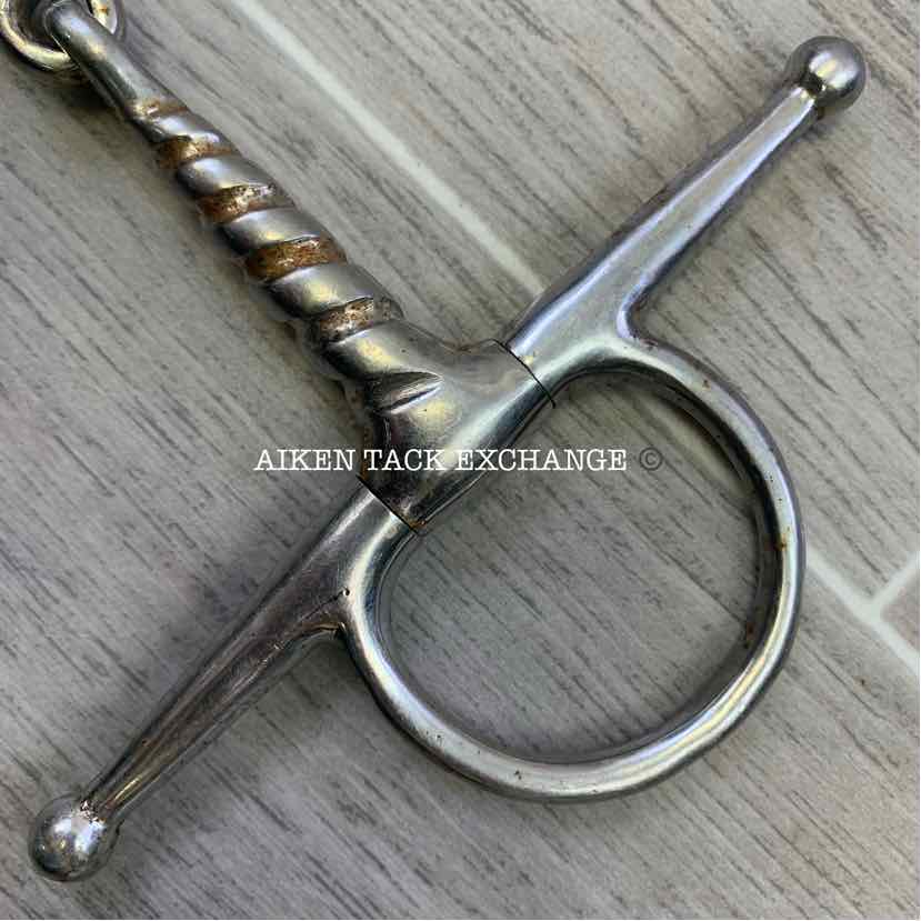 Single Joint Corkscrew Full Cheek Bit 4.75"