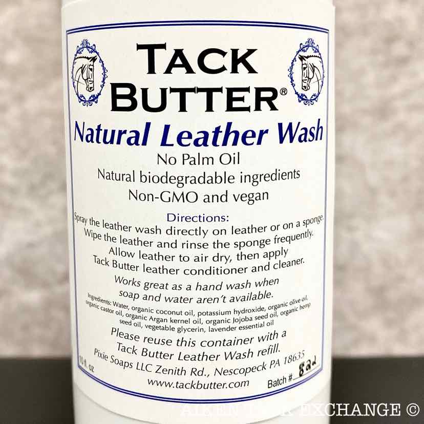 Tack Butter Natural Leather Wash for Cleaning - 10 oz