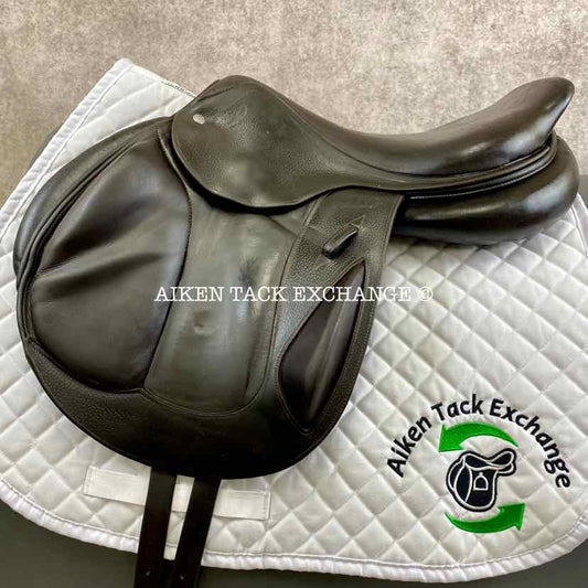 **SOLD** 2013 CWD SE09 Monoflap Jump Saddle, 17.5" Seat, 1A Flap, Medium Tree, Foam Panels