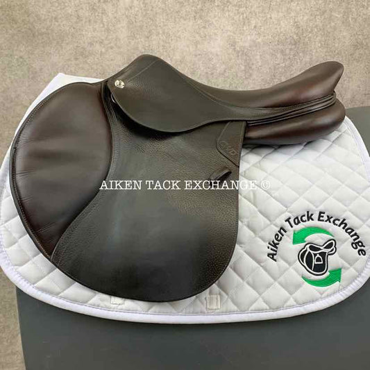 2019 CWD SE03 Close Contact Jump Saddle, 17.5" Seat, 2C Flap, Medium Tree, Foam Panels