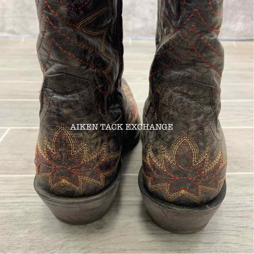 Ariat Brooklyn Coffee Western Boots, Size 11