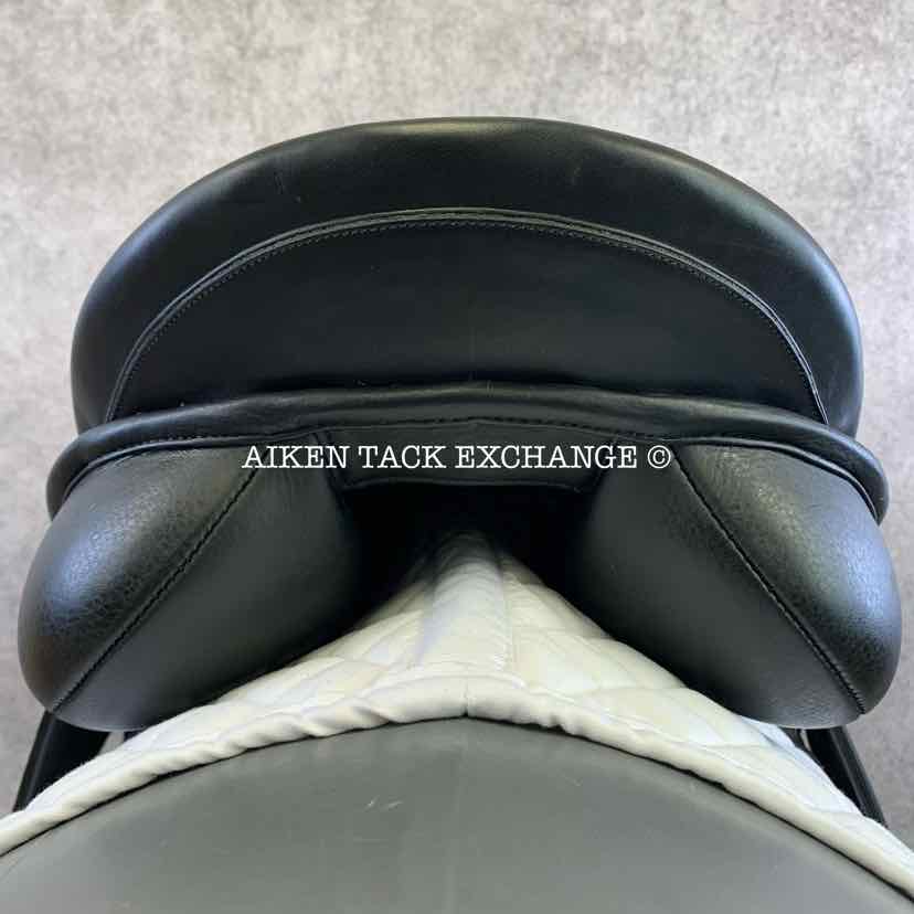 2019 PDS Carl Hester Delicato II Monoflap Dressage Saddle, 18" Seat, Adjustable Tree - Changeable Gullet, Wool Flocked Panels