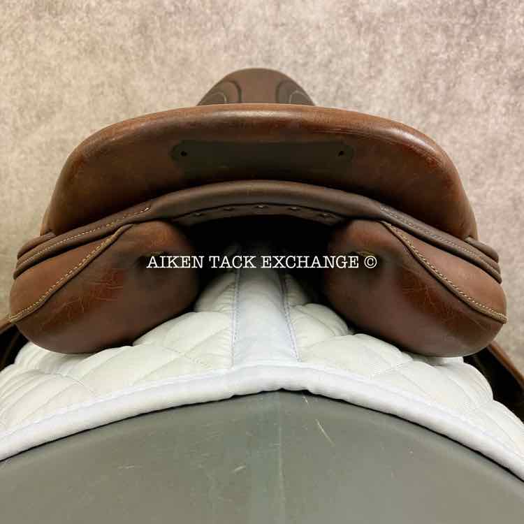 2011 Antares Close Contact Jump Saddle, 16.5" Seat, 1D Flap, Medium Wide Tree, Foam Panels, Buffalo Leather