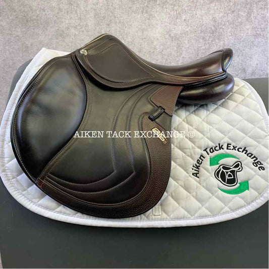 2022 CWD SE32 2GS Mademoiselle Close Contact Jump Saddle, 16.5" Seat - S0, 1L Flap, Dynamik Flex Tree - Medium, Foam Panels, Full Buffalo Leather