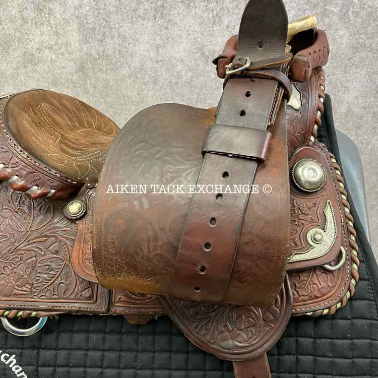 Billy Cook 2874 Western Saddle, 15" Seat, Regular Tree - Semi QH Bars