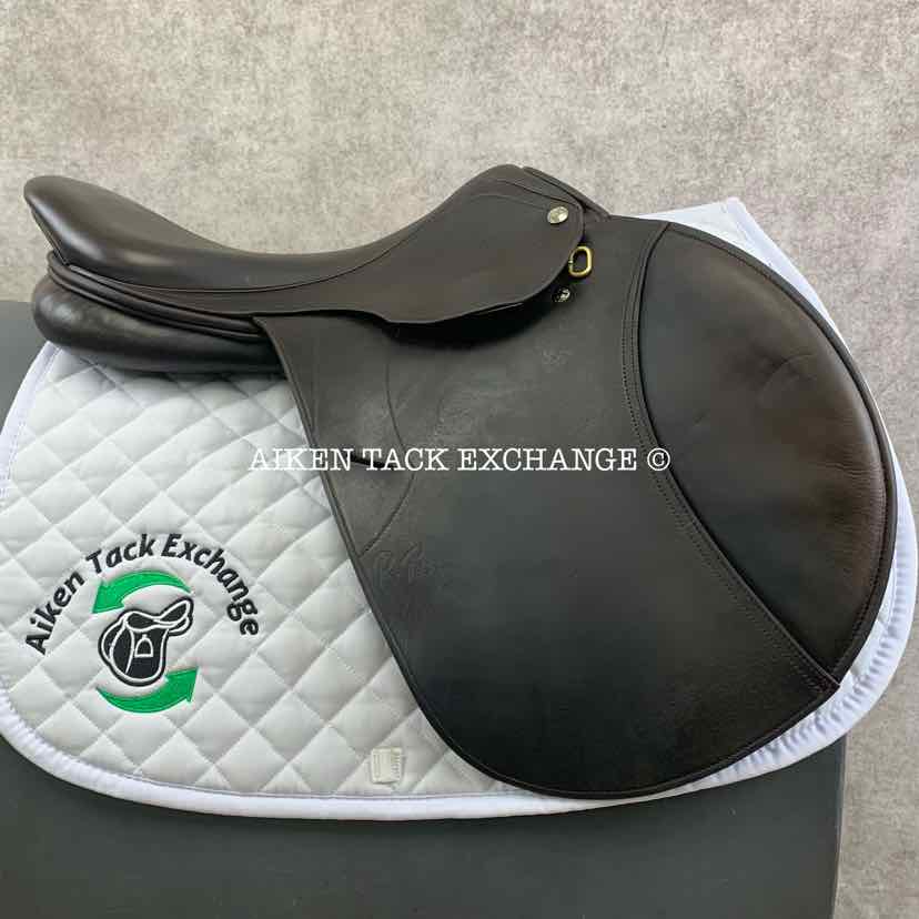 **SOLD** 2013 Pessoa Gen-X Close Contact Jump Saddle, 17.5" Seat, Adjustable Tree - XCH Changeable Gullet, Foam Panels