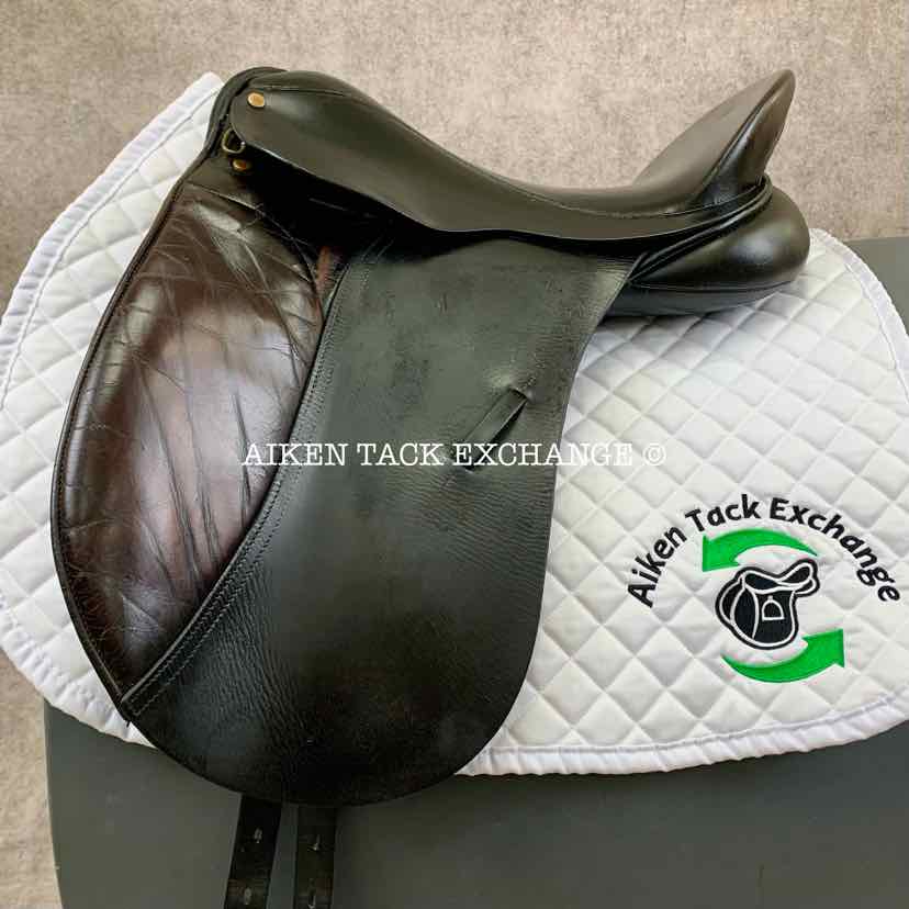 **SOLD** Albion Original Comfort Dressage Saddle, 17.5" Seat, Medium Wide Tree, Wool Flocked Panels