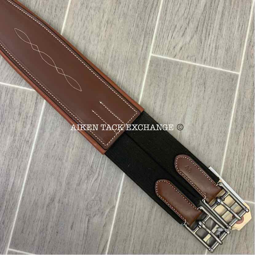 Red Barn by KL Select Pace Perfect Contour Long Girth, 46", Brown Leather