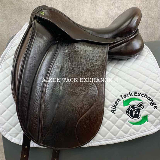 2011 Hulsebos DR CC Dressage Saddle, 17.5" Seat, Medium Wide Tree, Wool Flocked Panels