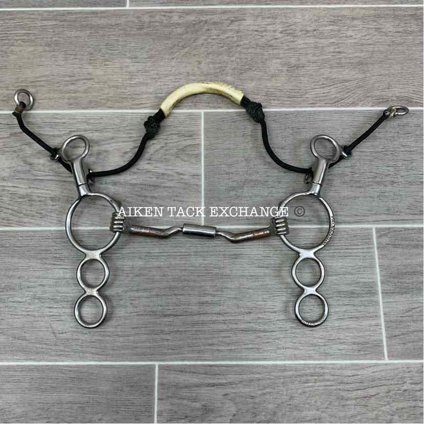 Myler 3 Ring Combination Bit with Low Port Comfort Snaffle MB 04