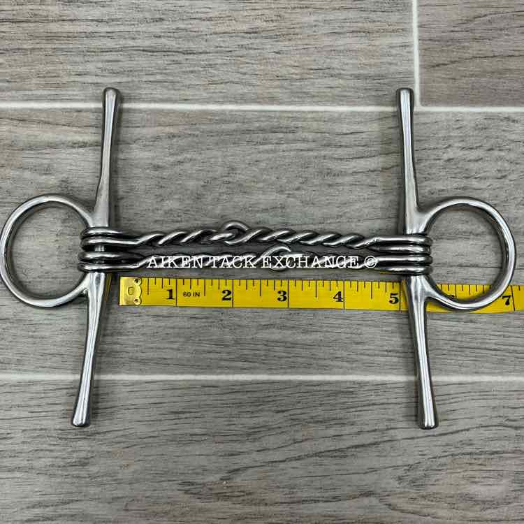 Full Cheek Double Twisted Wire Bit 4.75"