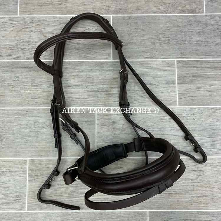 Stubben Leitrim Bridle with Crank Flash Noseband, Brown, Size Full