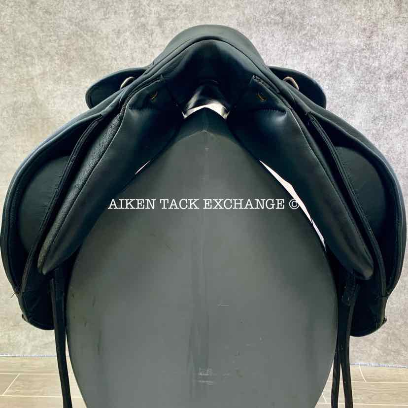 2022 MaxFlex Bella Monoflap Dressage Saddle, 18" Seat, Flex Tree - Extra Wide, Wool Flocked Panels