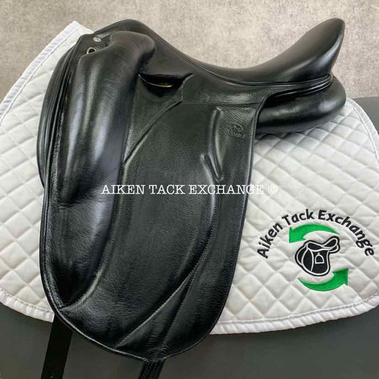 **SOLD** 2014 Devoucoux Mendia Makila Lab Monoflap Dressage Saddle, 18" Seat, 3 Flap, Medium Wide Tree, Foam D3D Panels