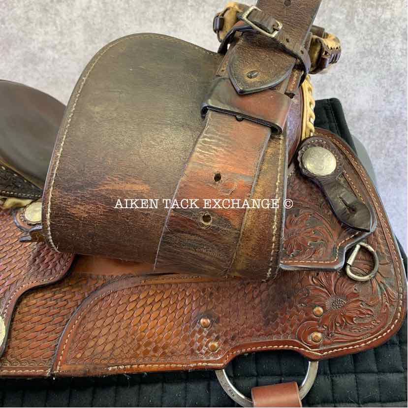 **SOLD** Billy Cook 900 Longhorn Superstars Western Saddle, 14.5" Seat, Wide Tree - Full QH Bars