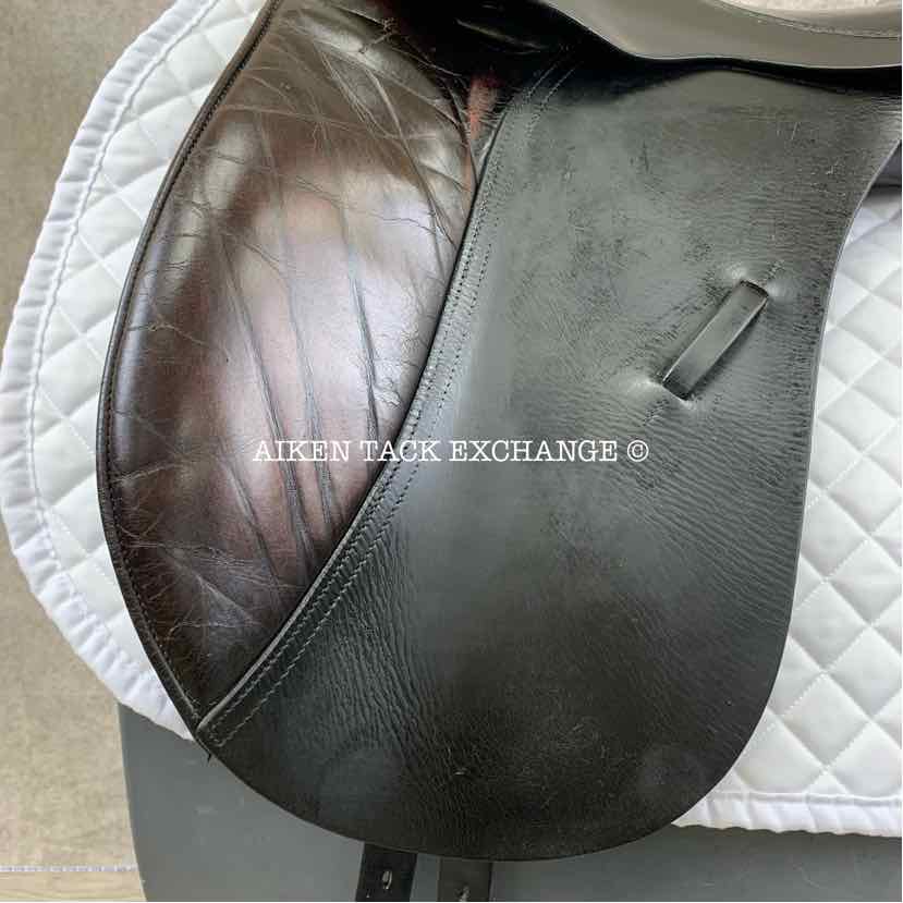 **SOLD** Albion Original Comfort Dressage Saddle, 17.5" Seat, Medium Wide Tree, Wool Flocked Panels