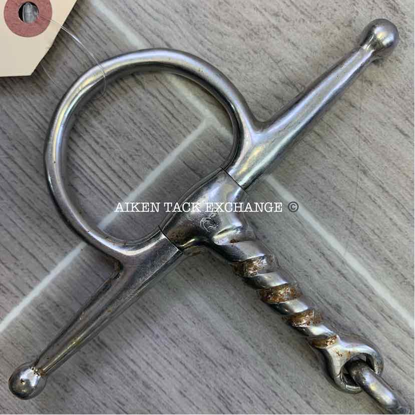 Single Joint Corkscrew Full Cheek Bit 4.75"