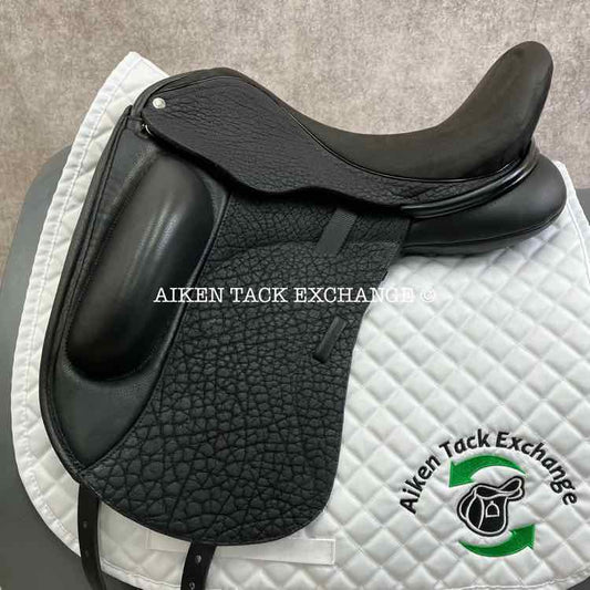 2024 Custom Saddlery Wolfgang Matrix MKII Monoflap Dressage Saddle, 17.5" Seat, Adjustable Tree, Wool Flocked Pony Panels