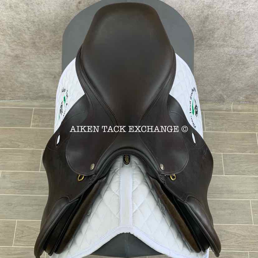 **SOLD** 2013 Pessoa Gen-X Close Contact Jump Saddle, 17.5" Seat, Adjustable Tree - XCH Changeable Gullet, Foam Panels