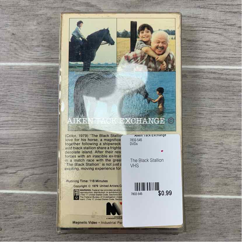 The Black Stallion VHS