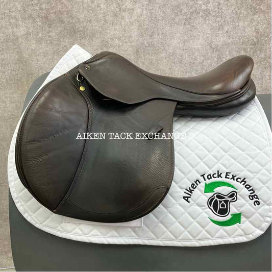 **SOLD** 2014 Marcel Toulouse Annice Genesis Close Contact Jump Saddle, 17.5" Seat, Adjustable Tree, Foam Panels