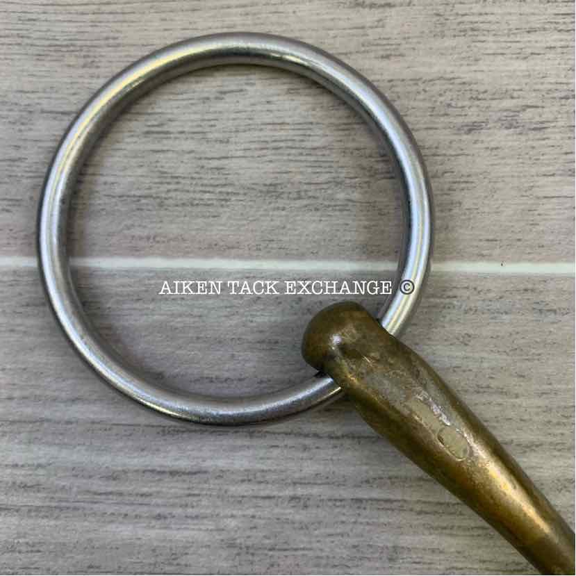 Herm Sprenger Aurigan Single Joint Loose Ring Bit 6"