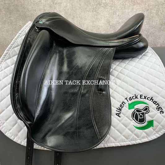 2012 Bliss of London Liberty Dressage Saddle, 18" Seat, Medium Wide Tree, Wool Flocked Panels