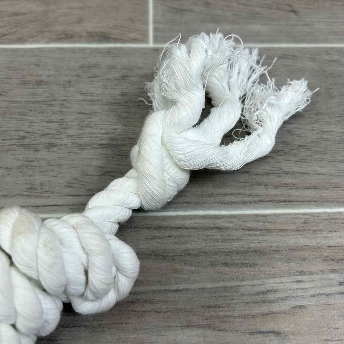 BMB Cotton Lead Rope with Snap, White, Brand New