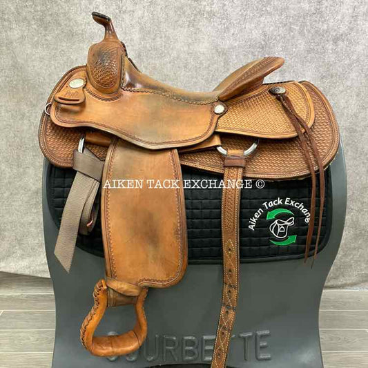 **SOLD** Pard's Western Saddle, 16" Seat, Wide Tree - Full QH Bars