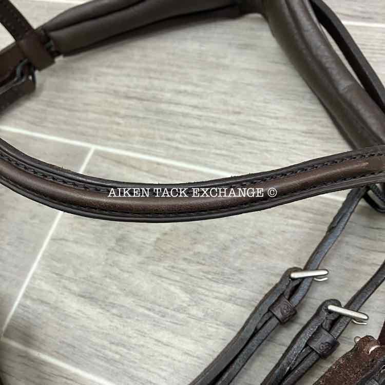 Stubben Switch 2-in-1 Snaffle & Weymouth Bridle, Brown, Size Full