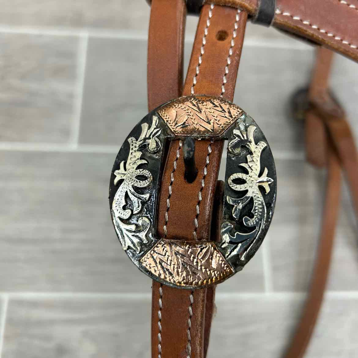 Leather Browband Headstall, No Reins