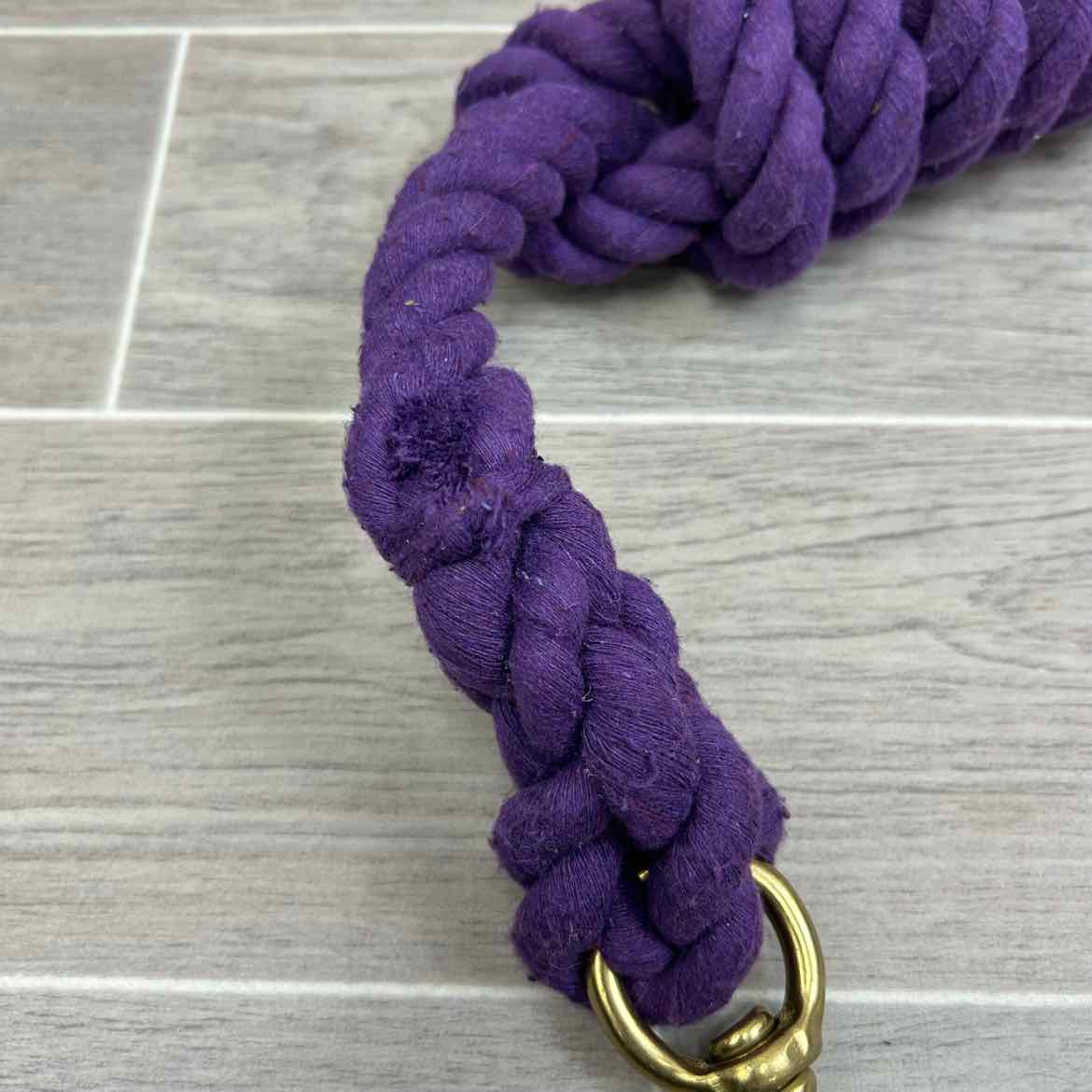 Cotton Lead Rope with Brass Snap