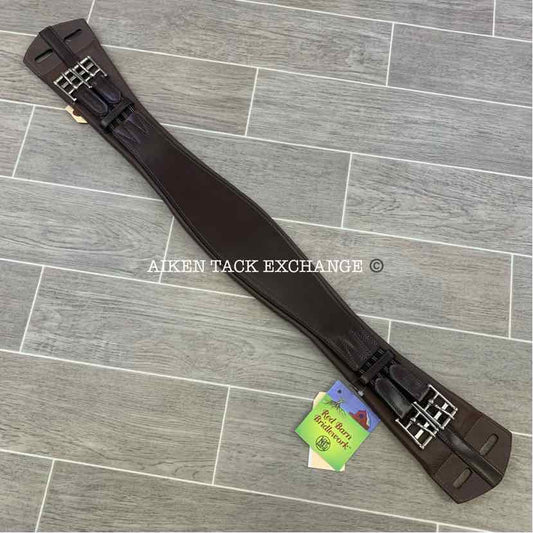 KL Select Red Barn Smart Contour Dressage Girth, Brown, 30"