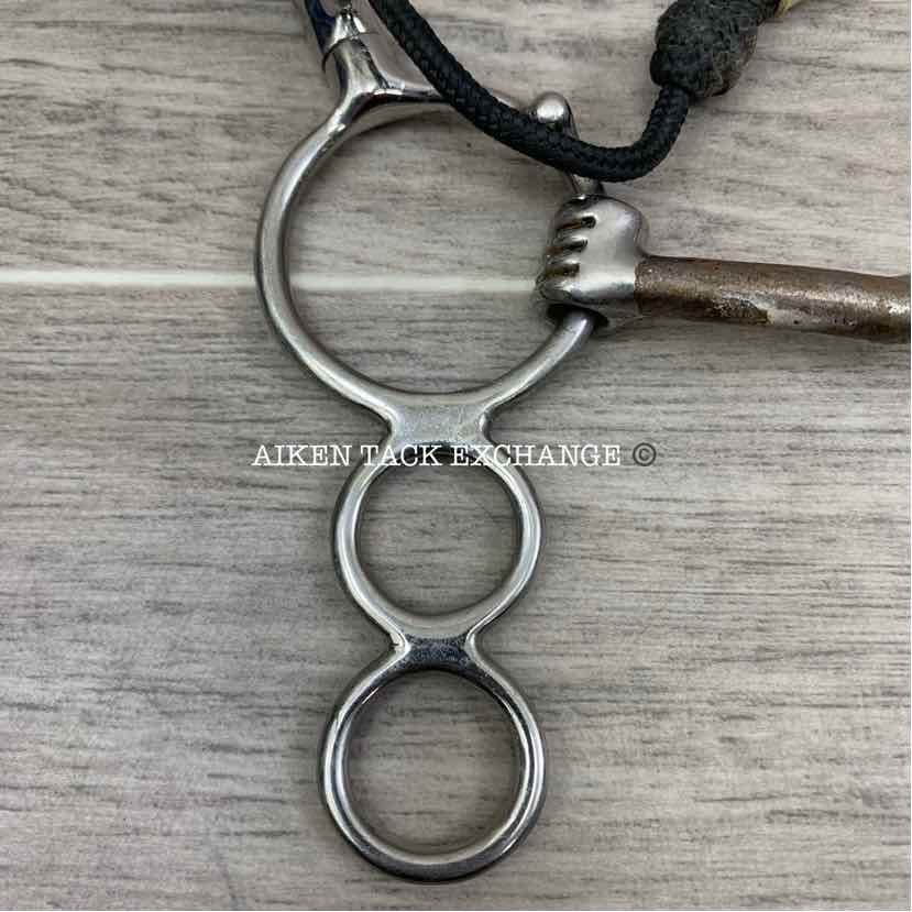 Myler 3 Ring Combination Bit with Low Port Comfort Snaffle MB 04