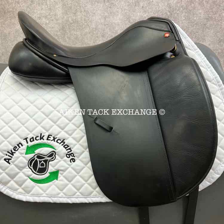 2008 Albion SLK Dressage Saddle, 17.5" Seat, Medium Tree, Wool Flocked Panels