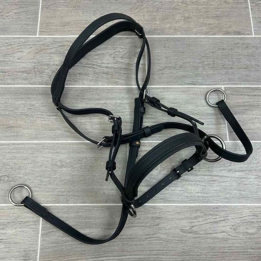 Biothane Side Pull, Black, No Reins