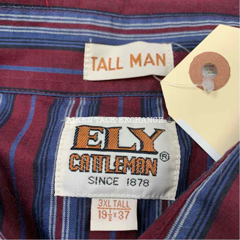 Ely Cattleman's Tall Man Shirt, Size 3X Tall