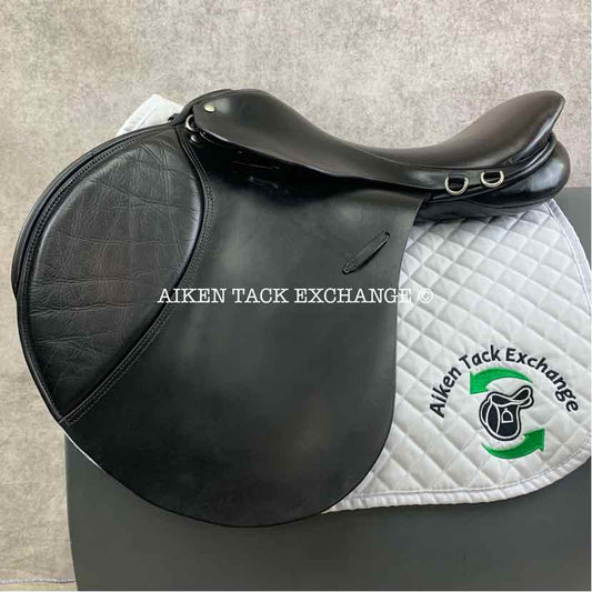 **SOLD** Bond Street LTD Close Contact Jump Saddle, 19" Seat, Medium Tree, Wool Flocked Panels