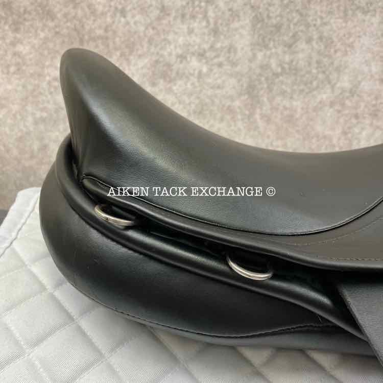 Jeffries Falcon Event All Purpose Saddle, 16.5" Seat, Wide Tree, Wool Flocked Panels