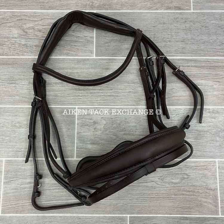 Stubben Switch 2-in-1 Snaffle & Weymouth Bridle, Brown, Size Full