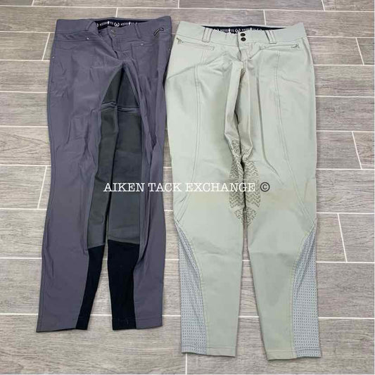 BARGAIN BUNDLE: 2 Pairs of Kerrits Breeches, Size Large