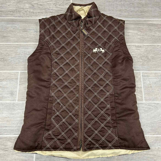 Equine Couture Quilted Vest, Size Large